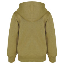 (11-12 Years) Kids Girls Boys Sweat Shirt Tops Plain Khaki Hooded Jumpers Hoodies Age 2-13 Yr