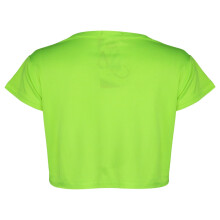 (7-8 Years) Kids Girls Crop Top Designer Floss Neon Green Stylish Fashion T Shirt Tops 5-13Y