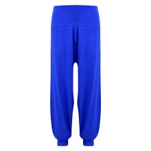 (2-3 Years, Royal Blue) Kids Girls Ali Baba Style Plain Color Fashion Trendy Trouser 2-13 Years