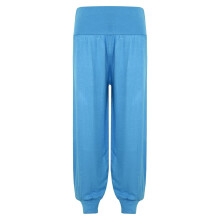 (9-10 Years, Turquoise) Kids Girls Ali Baba Style Plain Color Fashion Trendy Trouser 2-13 Years