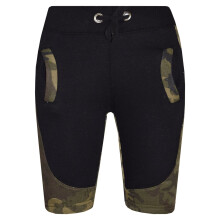(7-8 Years, Green) Kids Shorts Girls Boys Fleece Camouflage Panel Chino Short Knee Length Half Pant