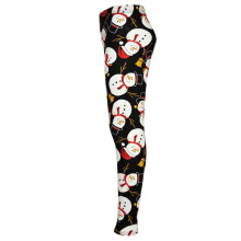 (5-6 Years, Snowman Black) Kids Girls Christmas Leggings Santa Snowman Penguin Print Xmas Fashion Legging