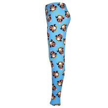 (11-12 Years, Penguin Blue) Kids Girls Christmas Leggings Santa Snowman Penguin Print Xmas Fashion Legging