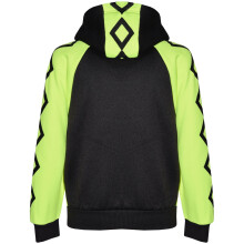 (13 Years, Neon Green) Kids Girls Boys Tracksuit Designer Contrast Panel Hooded Top Bottom Jogging Suit
