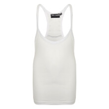 (13 Years, White) Girls Vest Kids Stylish Racer Back Fashion Top T Shirt Age 5 6 7 8 9 10 11 13 Y