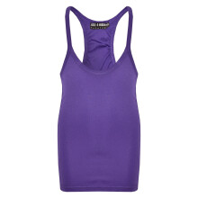 (7-8 Years, Purple) Girls Vest Kids Stylish Racer Back Fashion Top T Shirt Age 5 6 7 8 9 10 11 13 Y