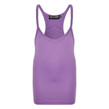 (13 Years, Lilac) Girls Vest Kids Stylish Racer Back Fashion Top T Shirt Age 5 6 7 8 9 10 11 13 Y