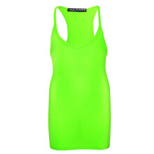 (13 Years, Neon Green) Girls Vest Kids Stylish Racer Back Fashion Top T Shirt Age 5 6 7 8 9 10 11 13 Y