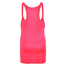 (13 Years, Neon Pink) Girls Vest Kids Stylish Racer Back Fashion Top T Shirt Age 5 6 7 8 9 10 11 13 Y