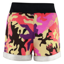 (13 Years) Kids Girls Shorts Fleece Camouflage Baby Pink Summer Hot Short Dance Gym Pants
