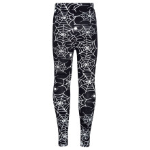 (11-12 Years, Spider Web Print) Girls Halloween Legging Spider Web Skull Print Leggings Fancy Costume 3-13 Years