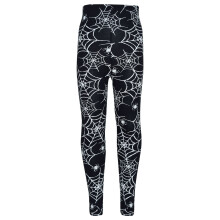 (13 Years, Spider Web Print) Girls Halloween Legging Spider Web Skull Print Leggings Fancy Costume 3-13 Years
