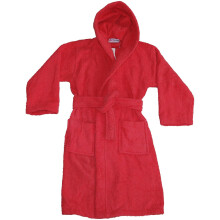 (11-12 Years, Pink) Kids Girls Boys 100% Cotton Soft Terry Hooded Bathrobe Luxury Dressing Gown 3-13