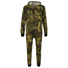 (5-6 Years, Green) Kids Onesie Girls Boys Camouflage Print All In One Jumsuit Playsuit 5-13 Years