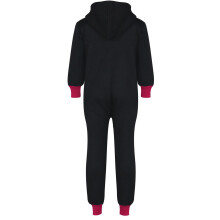(7-8 Years) Kids Girls Fleece Contrast A2Z Onesie One Piece Pink All In One Jumpsuit 2-13 Yr
