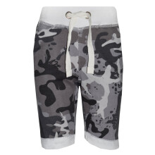 (5-6 Years, Camo Charcoal) Boys Shorts Kids Fleece Chino Shorts Knee Length Half Pant New Age 3-13 Years