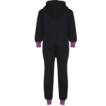 (5-6 Years, Lilac) Kids Girls Boys Fleece Contrast A2Z Onesie One Piece All In One Jumpsuit 2-13 Yr