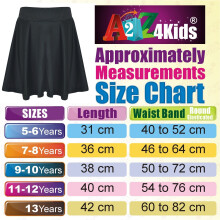 (13 Years, Red) New Girls Skater Skirt School Fashion Summer Skirt