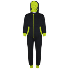 (7-8 Years) Kids Girls Boys Fleece Contrast A2Z Onesie One Piece Green All In One Jumpsuits