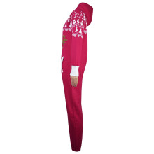 (7-8 Years, Pink Reindeer) New Kids Girls Boys Novelty Christmas Santa Reindeer Onesie All In One Jumpsuit