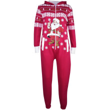 (11-12 Years, Santa Pink) New Kids Girls Boys Novelty Christmas Santa Reindeer Onesie All In One Jumpsuit