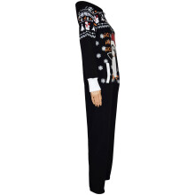 (7-8 Years, Penguin Santa) New Kids Girls Boys Novelty Christmas Santa Reindeer Onesie All In One Jumpsuit