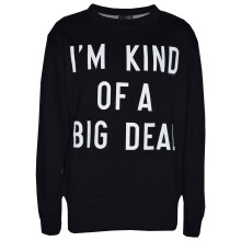 (7-8 Years, Black) Girls Top Kids I'm Kind Of A Big Deal Print Sweatshirt Tops Jumper Shirt 5-12 Yr