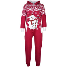 (5-6 Years, Snowman Pink) New Kids Girls Boys Novelty Christmas Santa Reindeer Onesie All In One Jumpsuit