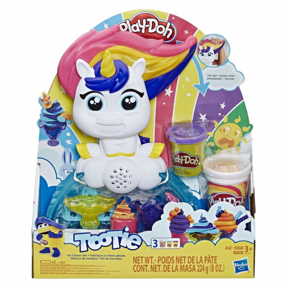 Hasbro Play Doh Tootie The Unicorn Ice Set Cream