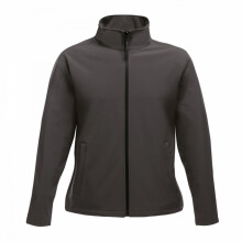 (16 UK, Seal Grey/Black) Regatta Womens/Ladies Ablaze Printable Softshell Jacket