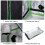 Outsunny Outsunny Mylar Hydroponic Grow Tent with Floor Tray for Indoor Plant 3