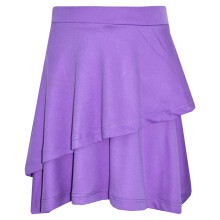 (9-10 Years, Lilac) Gilrs Skirt Kids Plain Color School Fashion Dance Frill Skirts Age 5-13 Years