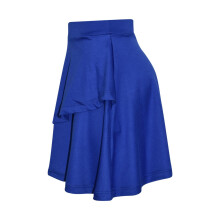 (11-12 Years, Royal Blue) Gilrs Skirt Kids Plain Color School Fashion Dance Frill Skirts Age 5-13 Years