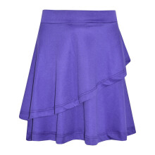 (9-10 Years, Purple) Gilrs Skirt Kids Plain Color School Fashion Dance Frill Skirts Age 5-13 Years