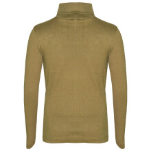 (5-6 Years, Khaki) Kids Girls Polo Neck T Shirt Thick Cotton Turtleneck Jumper Long Sleeve Top 2-13