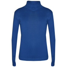 (4-5 Years, Navy) Kids Girls Polo Neck T Shirt Thick Cotton Turtleneck Jumper Long Sleeve Top 2-13