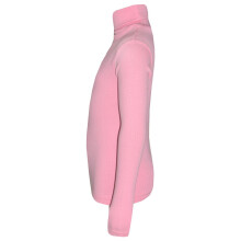 (11-12 Years, Baby Pink) Kids Girls Polo Neck T Shirt Thick Cotton Turtleneck Jumper Long Sleeve Top 2-13