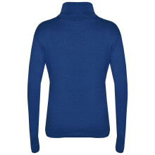 (5-6 Years, Navy) Kids Girls Polo Neck T Shirt Thick Cotton Turtleneck Jumper Long Sleeve Top 2-13