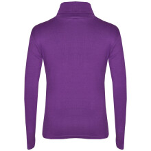 (2-3 Years, Purple) Kids Girls Polo Neck T Shirt Thick Cotton Turtleneck Jumper Long Sleeve Top 2-13