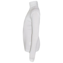 (2-3 Years, White) Kids Girls Polo Neck T Shirt Thick Cotton Turtleneck Jumper Long Sleeve Top 2-13