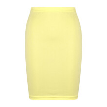 (13 Years, Lemon) Gilrs Skirt Kids Plain Color School Fashion Dance Pencil Skirts Age 7-13 Years