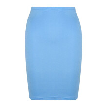 (9-10 Years, Sky Blue) Gilrs Skirt Kids Plain Color School Fashion Dance Pencil Skirts Age 7-13 Years