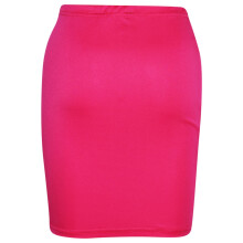 (7-8 Years, Cerise) Gilrs Skirt Kids Plain Color School Fashion Dance Pencil Skirts Age 7-13 Years
