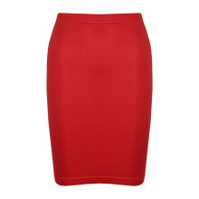 (7-8 Years, Red) Gilrs Skirt Kids Plain Color School Fashion Dance Pencil Skirts Age 7-13 Years