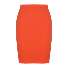 (7-8 Years, Neon Orange) Gilrs Skirt Kids Plain Color School Fashion Dance Pencil Skirts Age 7-13 Years