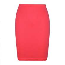 (5-6 Years, Neon Pink) Gilrs Skirt Kids Plain Color School Fashion Dance Pencil Skirts Age 7-13 Years