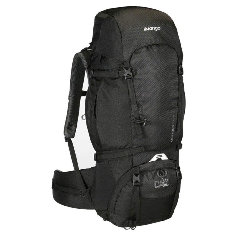 Vango Sherpa 60:70 Hiking Rucksack Shadow Black