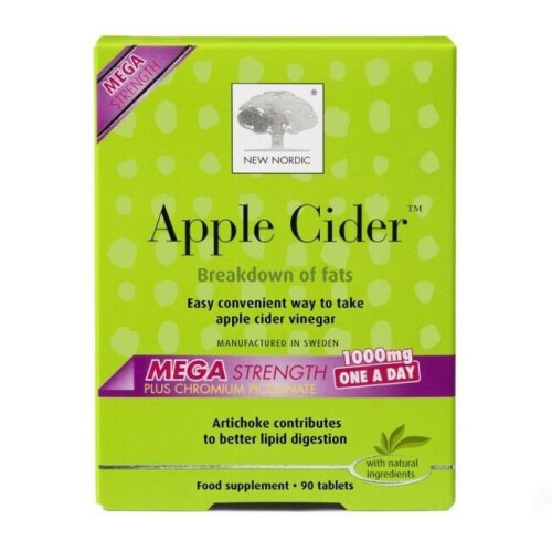 New Nordic Apple Cider Mega 90s 90 Tablets