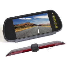 Vardsafe Brake Light Parking Rear View Reverse Camera + 7" Clip-on Monitor for Volkswagen Crafter Van 2017 2018 2019