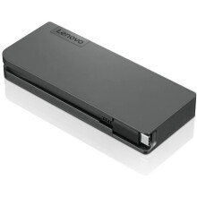 LENOVO USB Type C -telakointiasema kannettavalle tietokoneelle - 3 x USB-porttia - 1 x USB 2.0 - Verkko (RJ-45) - HDMI - VGA - Langallinen